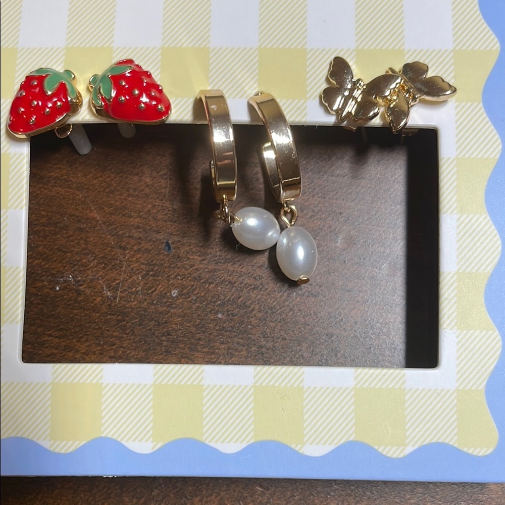 Set of 3 Earrings NWOT